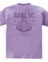 バックプリント にんにくGARLIC*B