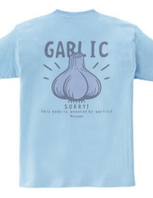 バックプリント にんにくGARLIC*B