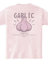 バックプリント にんにくGARLIC*B