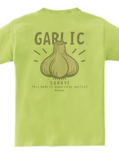 バックプリント にんにくGARLIC*B