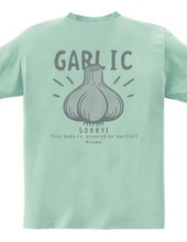 バックプリント にんにくGARLIC*B