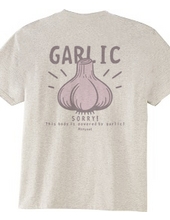 バックプリント にんにくGARLIC*B