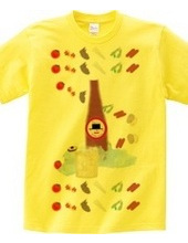 ビールが飲みたくなるTシャツ