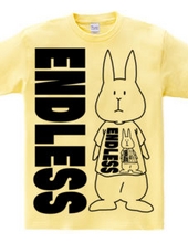 A rabbit wearing a T-shirt, a rabbit wearing a human wearing