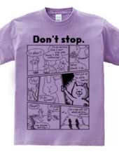 うさぎの漫画「Don t stop.」