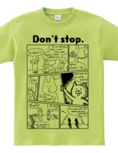 うさぎの漫画「Don t stop.」