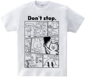 うさぎの漫画「Don t stop.」