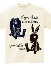 If you chase two rabbits, you catch none.