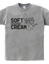 Soft serve ice cream nyanko