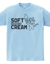 Soft serve ice cream nyanko