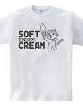 Soft serve ice cream nyanko