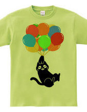 FLY AWAY CAT (Cat Flying with Balloons)