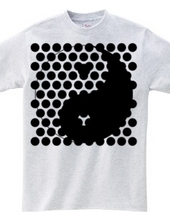 太極図Tシャツ-dot-