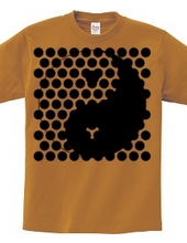 太極図Tシャツ-dot-