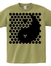 Tai polar figure Yin yang T-shirt-dot-