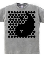 太極図Tシャツ-dot-