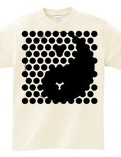 太極図Tシャツ-dot-