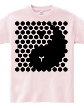 Tai polar figure Yin yang T-shirt-dot-