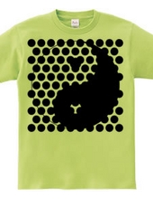 太極図Tシャツ-dot-