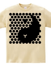 Tai polar figure Yin yang T-shirt-dot-