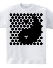 Tai polar figure Yin yang T-shirt-dot-