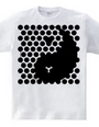 太極図Tシャツ-dot-