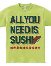 All you need is SUSHI with Japanese (sushi-ga-are-ba-banji-k