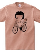 Amy &Efron サイクリングTシャツ