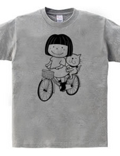 Amy &Efron サイクリングTシャツ