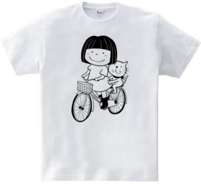 Amy &Efron サイクリングTシャツ