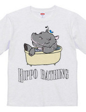hippopotamus bathing