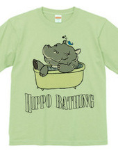 hippopotamus bathing