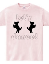 Silhouette Dog _Let s dance!