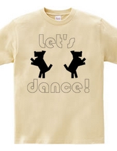 Silhouette Dog _Let s dance!