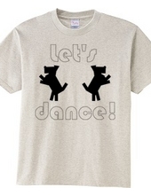 Silhouette Dog _Let s dance!