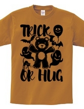 Trick Or Hug Scary Teddy Bear (Frontprint And Backprint)