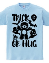 Trick Or Hug Scary Teddy Bear (Frontprint And Backprint)