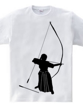 Kyudo silhouette (female) and regular shooting must be!