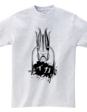 Squid Head With Ink Splatter