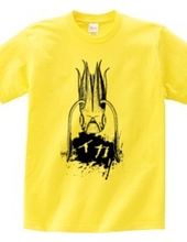 Squid Head With Ink Splatter