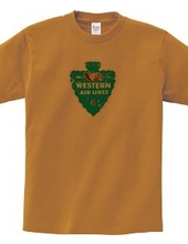 Western Airlines Vintage Label_Blue