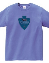 Western Airlines Vintage Label_Blue