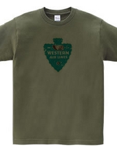 Western Airlines Vintage Label_Blue