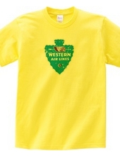 Western Airlines Vintage Label_Blue