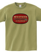 Western Airlines Air Mail Label