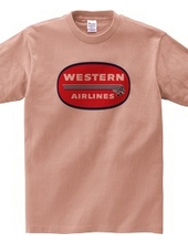 Western Airlines Air Mail Label