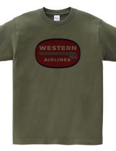 Western Airlines Air Mail Label