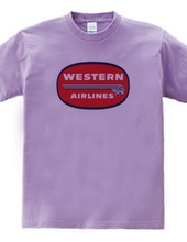 Western Airlines Air Mail Label