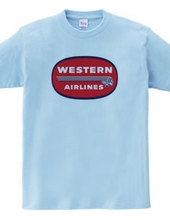 Western Airlines Air Mail Label