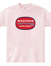 Western Airlines Air Mail Label